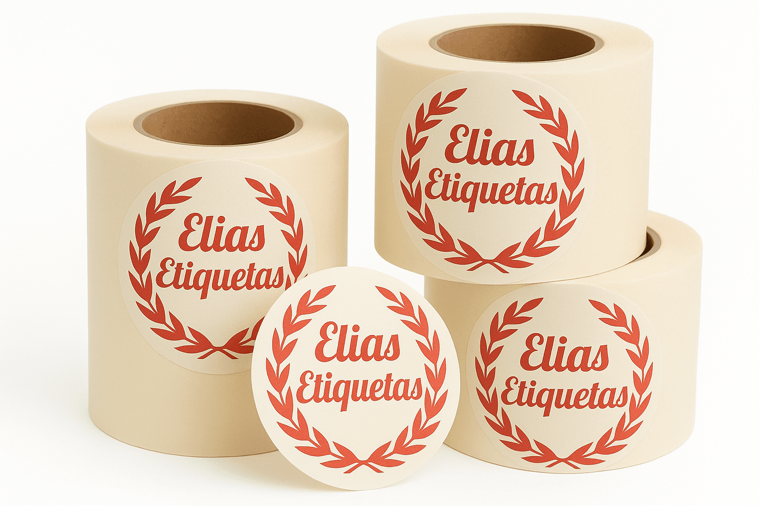 Rótulos personalizados com acabamento especial